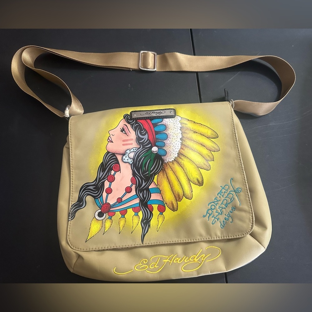 Ed Hardy purse. New condition. Never used.